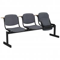 Блок стульев 3-местный, откидывающиеся сиденья, лекционный в Самаре